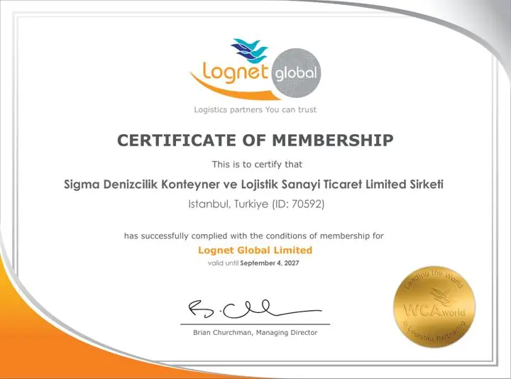 LogNet Global membership certificate 2026–2027